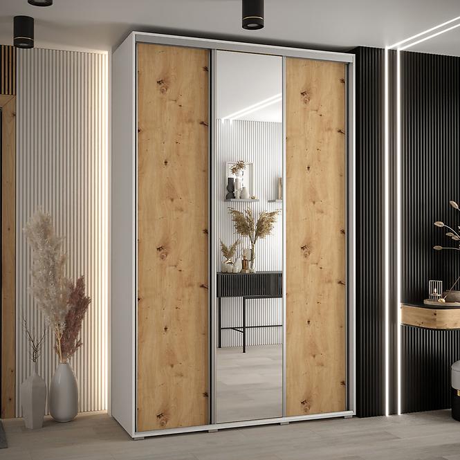 Schrank 45 Canaris 3 170 weiß/artisan/silver