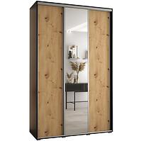 Schrank 45 Canaris 3 170 schwarz/artisan/silver