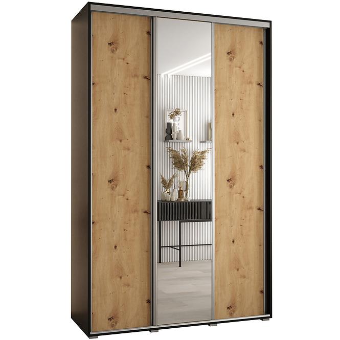Schrank 45 Canaris 3 170 schwarz/artisan/silver