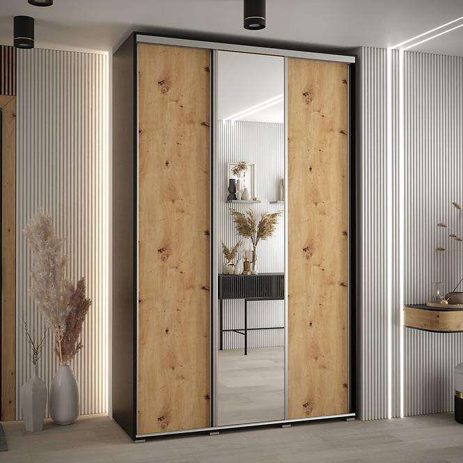 Schrank 45 Canaris 3 170 schwarz/artisan/silver