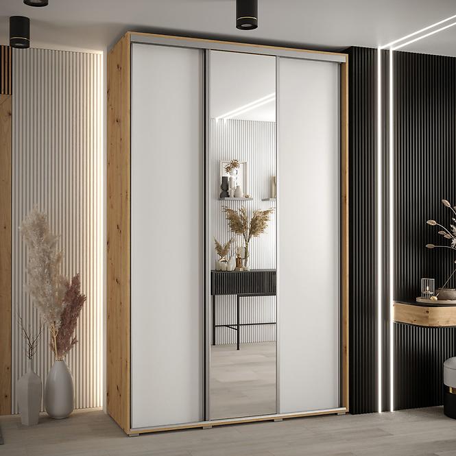 Schrank 45 Canaris 3 180 artisan/weiß/silver