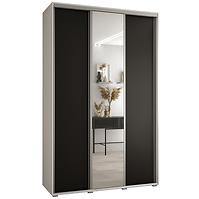 Schrank 45 Canaris 3 180 weiß/schwarz/silver