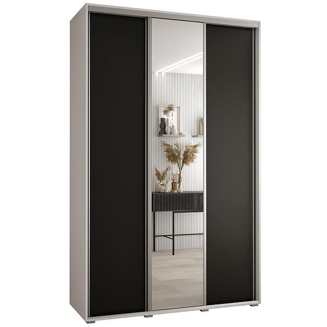 Schrank 45 Canaris 3 180 weiß/schwarz/silver
