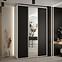 Schrank 45 Canaris 3 180 weiß/schwarz/silver,5