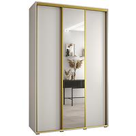 Schrank 45 Canaris 3 180 weiß/gold