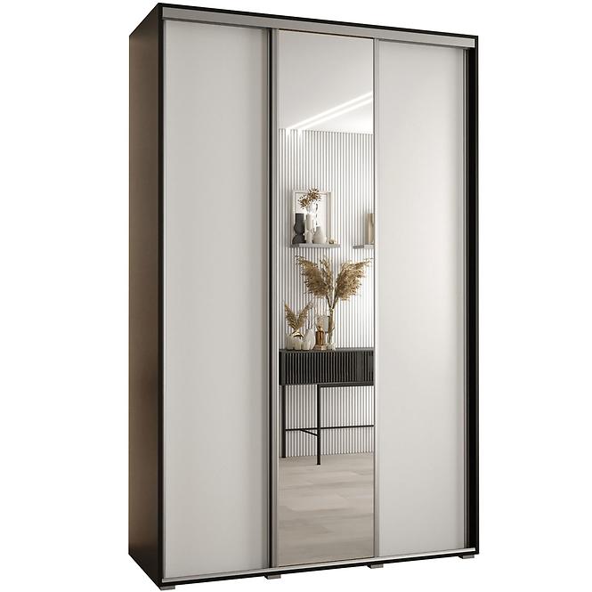 Schrank 45 Canaris 3 180 schwarz/weiß/silver