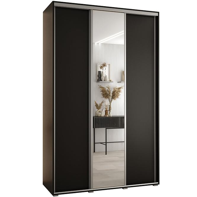 Schrank 45 Canaris 3 180 schwarz/silver