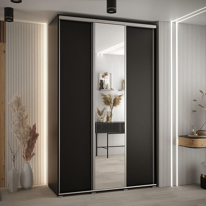 Schrank 45 Canaris 3 180 schwarz/silver