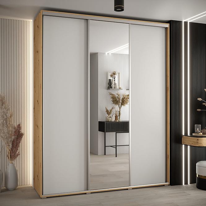 Schrank 45 Canaris 3 190 artisan/weiß/silver
