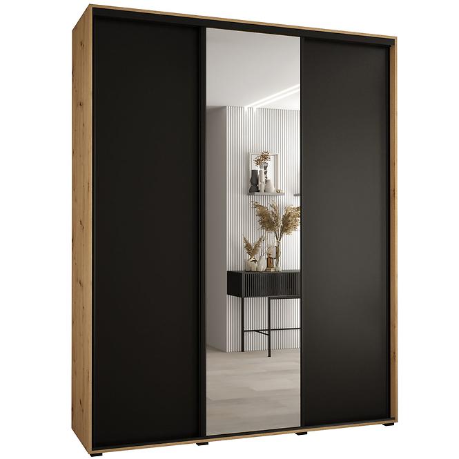 Schrank 45 Canaris 3 190 artisan/schwarz/schwarz