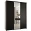 Schrank 45 Canaris 3 190 weiß/schwarz/schwarz