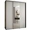 Schrank 45 Canaris 3 190 schwarz/weiß/silver