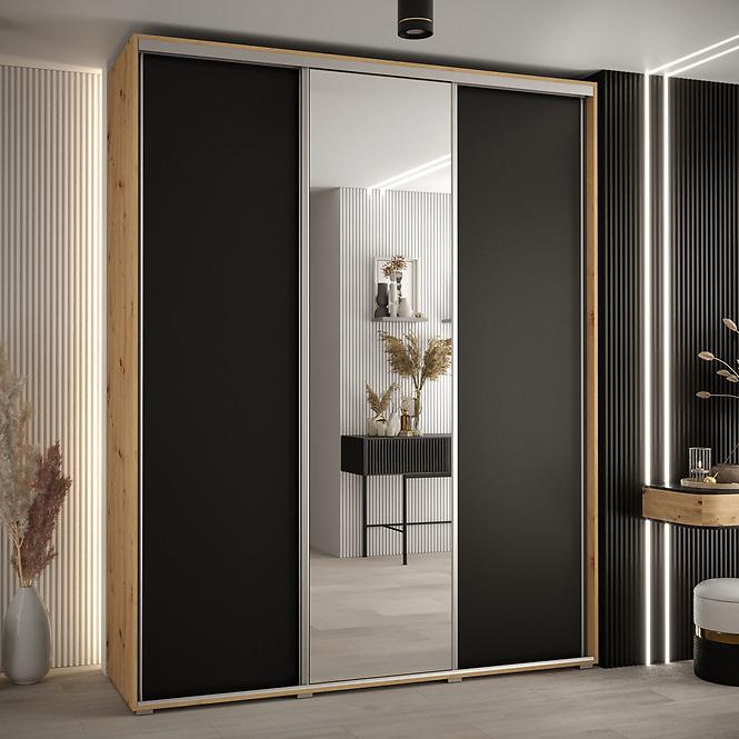 Schrank 45 Canaris 3 200 artisan/schwarz/silver