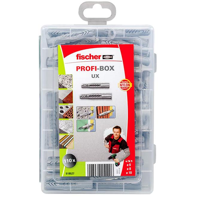 Fischer Profibox mit Dübeln UX + UX R (110 St.) 