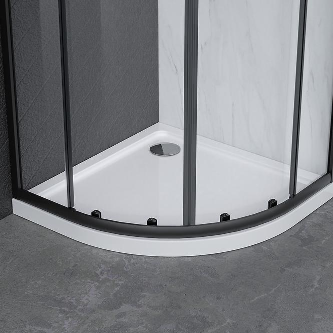 Duschkabine Uni 80x80x185 black