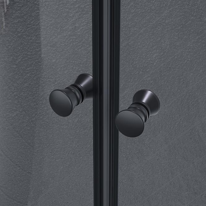 Duschkabine Uni 80x80x185 black