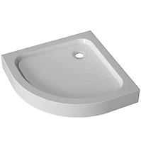 Duschwanne halbkreisförmig Uni 80x80x13