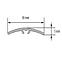 Übergangsprofil LW 30 5W1 0,93 C-32 champagner,6