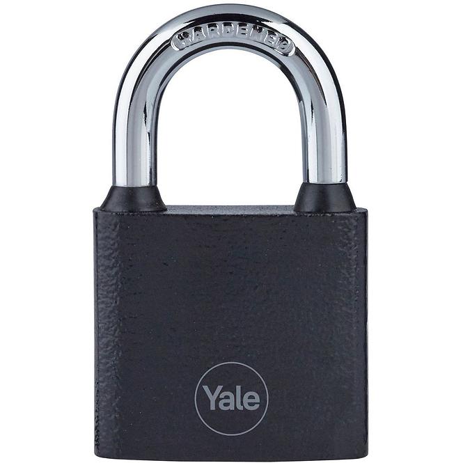 Vorhängeschloss Yale Y111B/38/121/1 Eisen Schwarz