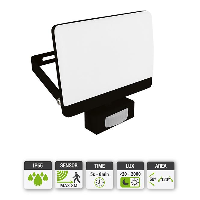 45ID SVĚTLOMET BRYZA 04247 LED S 30W BLACK NW