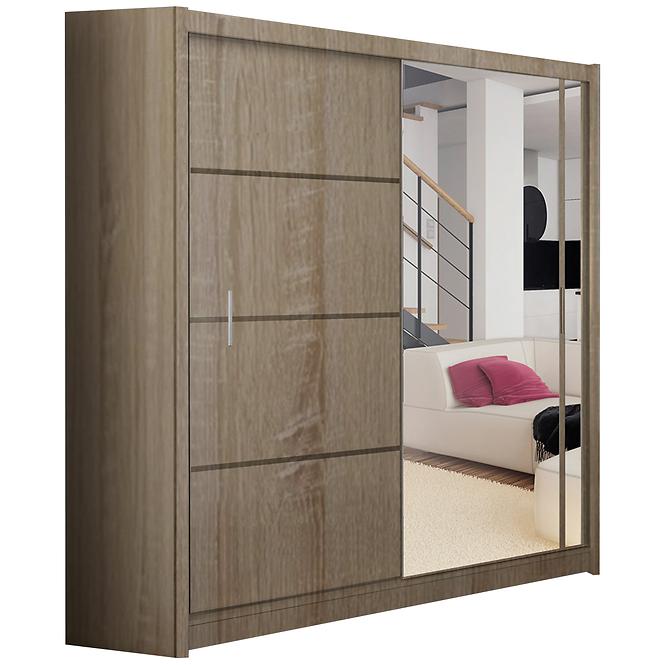 Schrank Vista 180 sonoma / spiegel