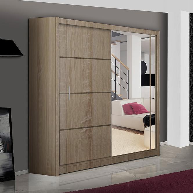 Schrank Vista 180 sonoma / spiegel