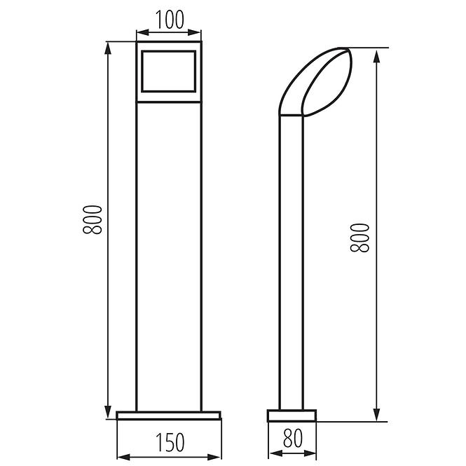 Lampe ABETE 36571 LED 80 GR 
