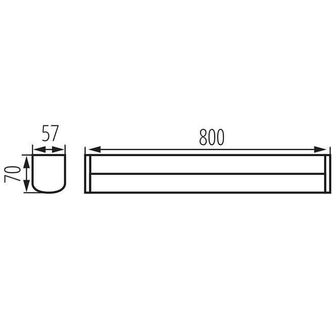 Lampe AKVO 36653 IP44 20W-NW-W S LED,3