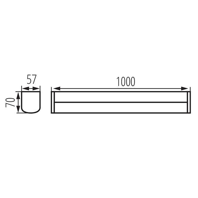Lampe AKVO 36656 IP44 23W-NW-W S LED,3
