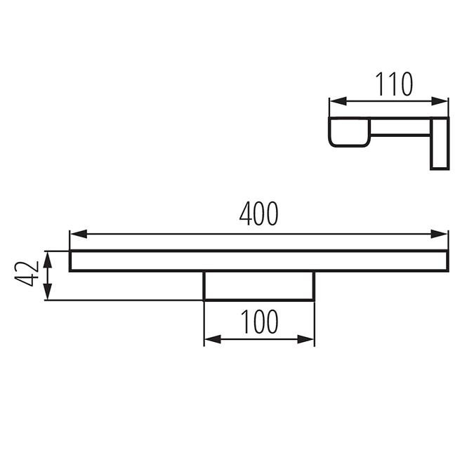 Lampe ASTEN 26686 IP44 8W-NW-W LED LK1,3