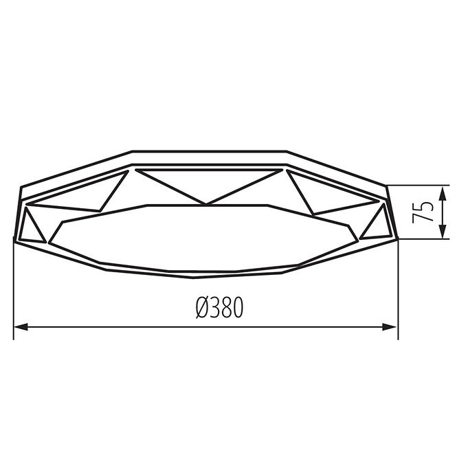 Lampe CARVO 37321 LED 17.5W NW,6