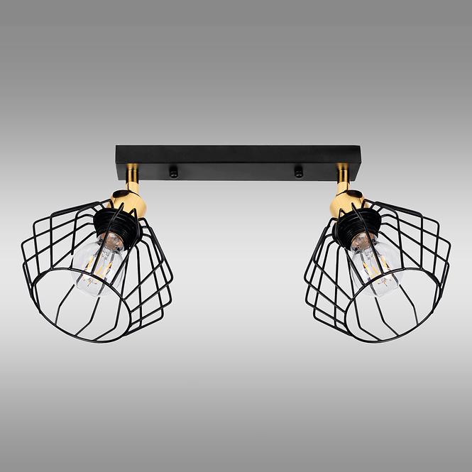 Lampe DEBE 66131 10W E27 BLACK/GOLD LW2