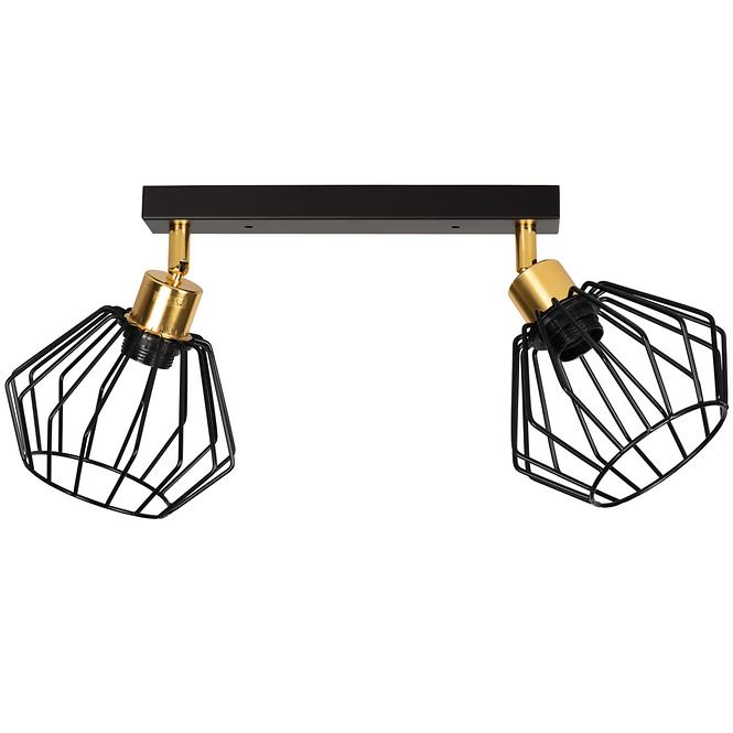 Lampe DEBE 66131 10W E27 BLACK/GOLD LW2,2