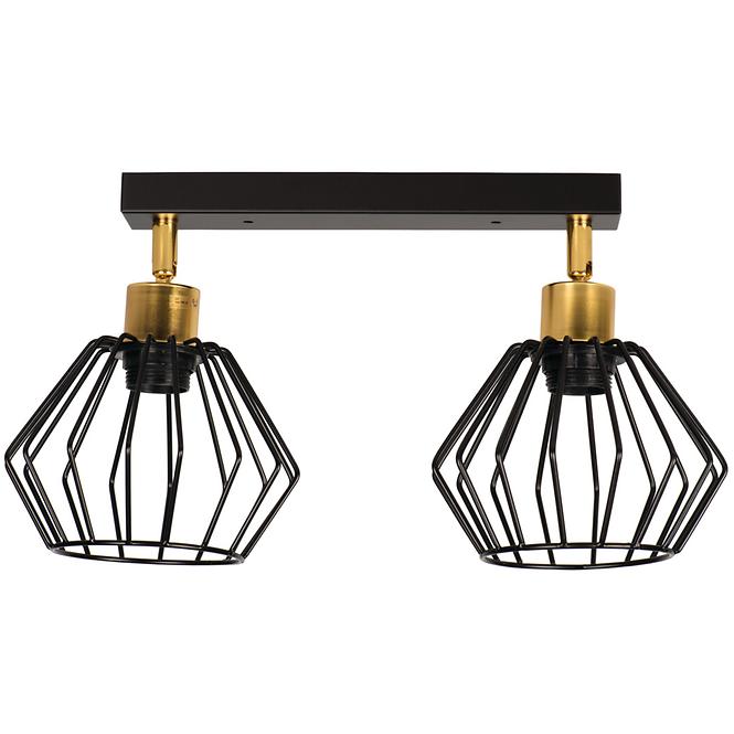 Lampe DEBE 66131 10W E27 BLACK/GOLD LW2,3