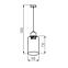 Lampe GIZO 66125 10W E27– BLACK LW1,3