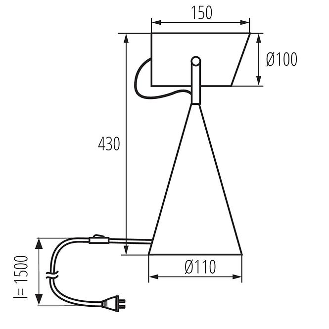 Lampe LARATA 36261 E27 B E27 MAX 5W,3
