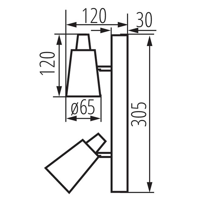 Lampe SEMPRA 33092 EL-2I W-SR