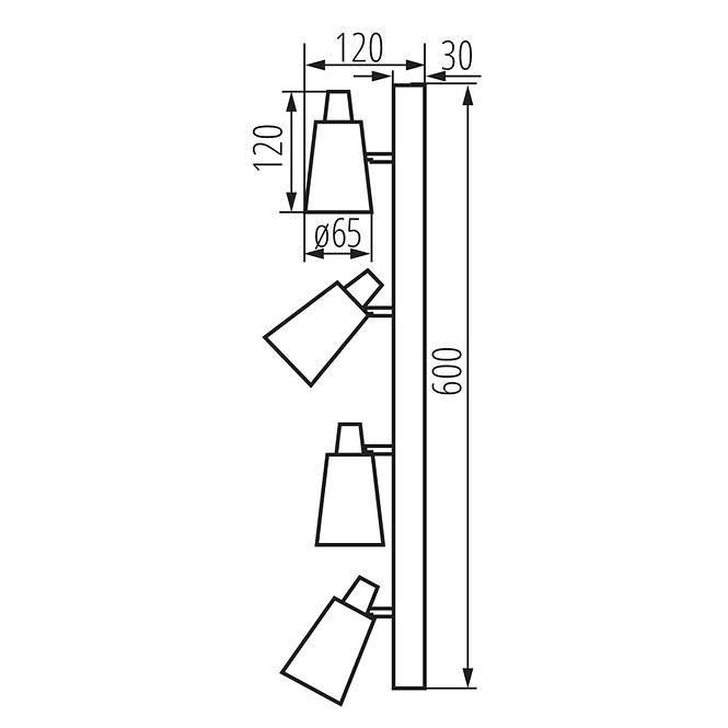 Lampe SEMPRA 33096 EL-4I W-SR