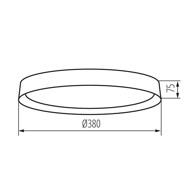 Lampe SOLN 37324 LED 17.5W NW B/G 