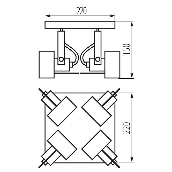 Lampe SONDA II 34929 EL-4O W