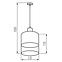 Lampe ULAN 66126 10W E27 BLACK/WHITE LW1,3