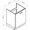 Küchenschrank Denis D60ZL S/1 eiche london/weiß,2