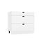 Küchenschrank Adele D90PC S/3 weiß erbsen/weiß