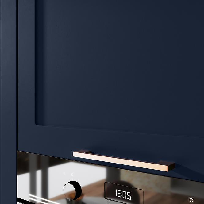Küchenschrank Adele D90PC S/3 marineblau matte/weiß