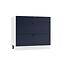 Küchenschrank Adele D90PC S/3 marineblau matte/weiß