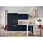 Küchenschrank Adele D80ZL S/1 zasl marineblau matte/weiß,5