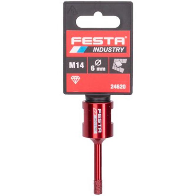 Diamant- Kreiskrone Festa Industry 6 mm M14