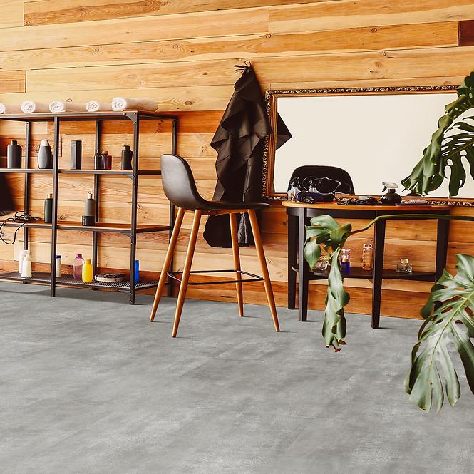 Geklebte Vinylböden Beton Grey 2mm/0,4mm DryBack