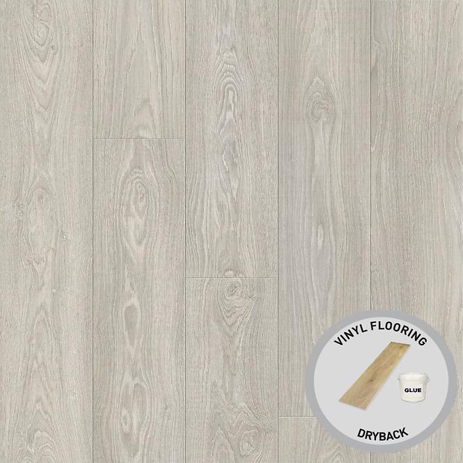 Geklebte Vinylböden Eiche Street Grey 2mm/0,4mm DryBack 