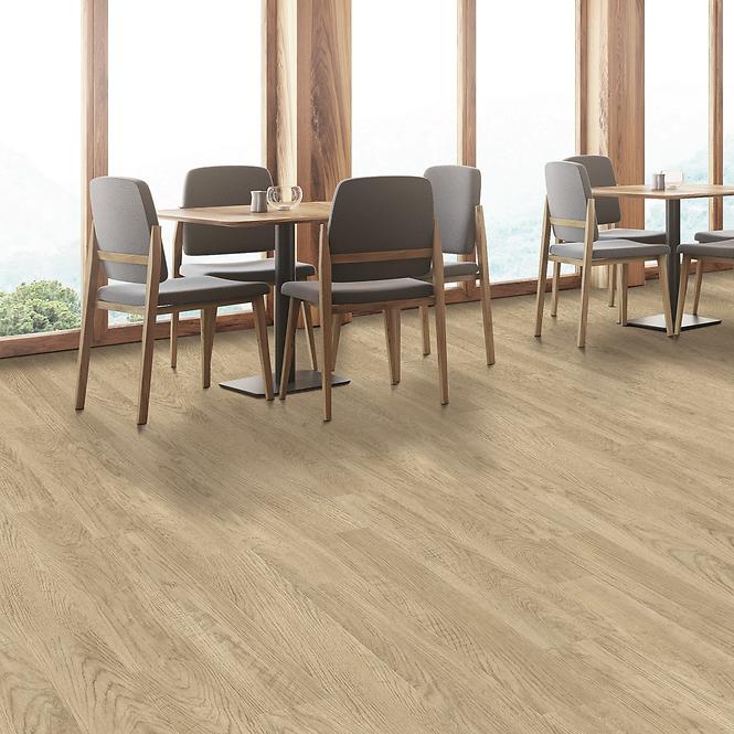 Geklebte Vinylböden Eiche Modern Beige 2mm/0,4mm DryBack